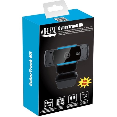 1080P HD USB WEBCAM WITH DUAL BUILT-IN MIC PRIVACY COVER
