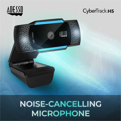 1080P HD USB WEBCAM WITH DUAL BUILT-IN MIC PRIVACY COVER