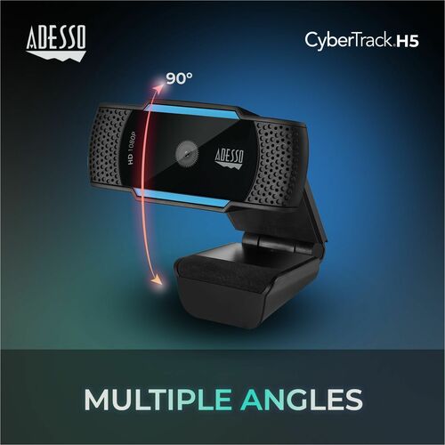 1080P HD USB WEBCAM WITH DUAL BUILT-IN MIC PRIVACY COVER