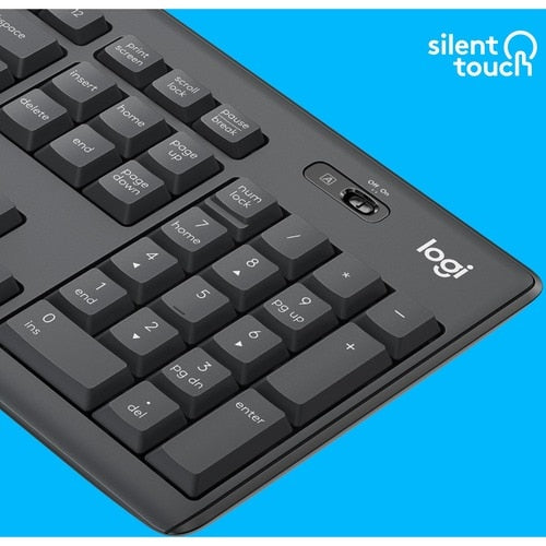 MK295 SILENT WL KEYBOARD MOUSE COMBO GRAPHITE
