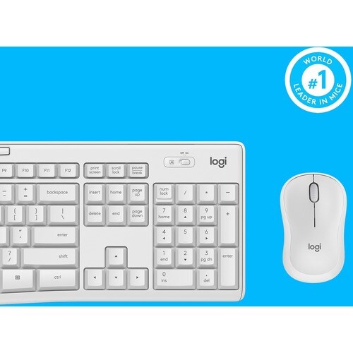 MK295 SILENT WL KEYBOARD MOUSE COMBO OFF-WHITE