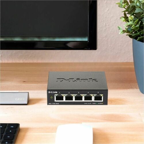 DGS-1100 SERIES 5 PORT GIGABIT SMART MANAGED SWITCH