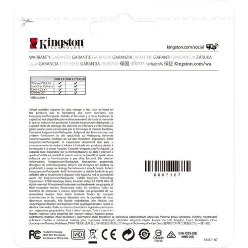 256GB USB3.2 GEN 1 DATATRAVELER KYSON