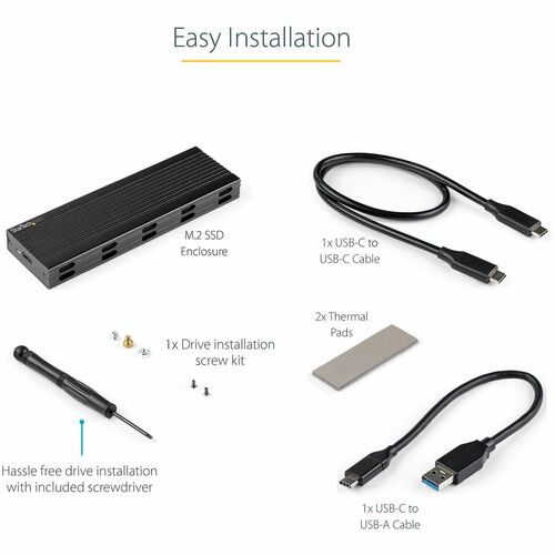 USB SATA M.2 NVME SSD ENCLOSURE USB C 3.1 PCIE SSD PORTABLE ADAPTER