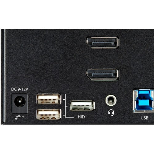 2 PORT DISPLAYPORT KVM SWITCH TRIPLE MONITOR DP 4K KVM SWITCH HUB