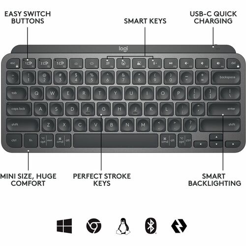 MX KEYS MINI FOR BUSINESS GRAPHITE LOGI BOLT