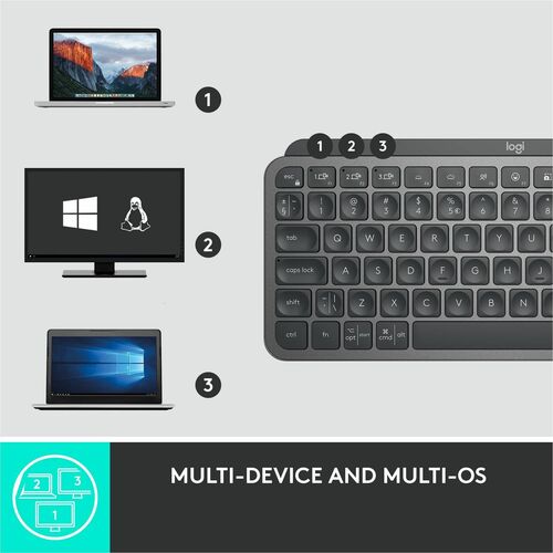 MX KEYS MINI FOR BUSINESS GRAPHITE LOGI BOLT