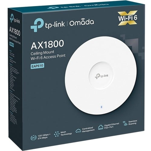 EAP610V2 AX1800 CEILING MOUNT WI-FI 6 ACCESS POINT