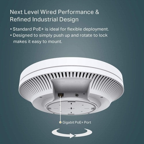 EAP610V2 AX1800 CEILING MOUNT WI-FI 6 ACCESS POINT