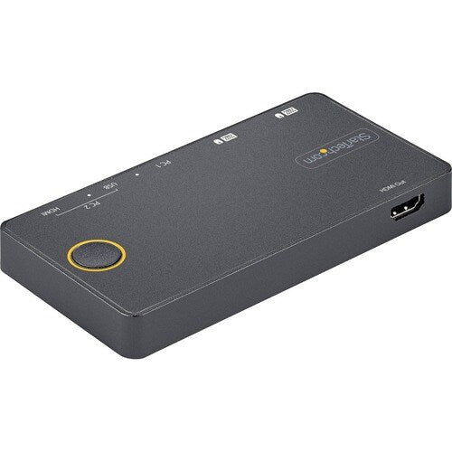 2 PORT USB C KVM SWITCH 4K USB A C HDMI HYBRID MINI KVM SWITCH
