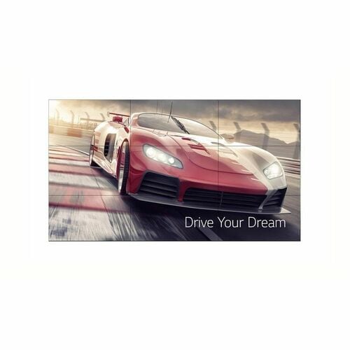 55IN 1920X1080 LCD VIDEOWALL 1.3/.44MM 24/7 500NIT HDMI DP DVI