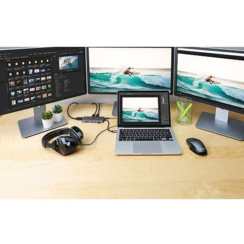 USB-C TRIPLE HD COMPACT DOCK