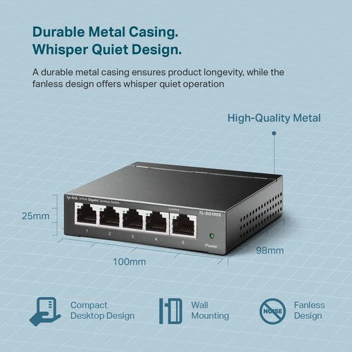 5-PORT GIGABIT DESKTOP SWITCH