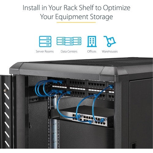 1U SERVER RACK SHELF UNIVERSAL CANTILEVER RACK MOUNT TRAY