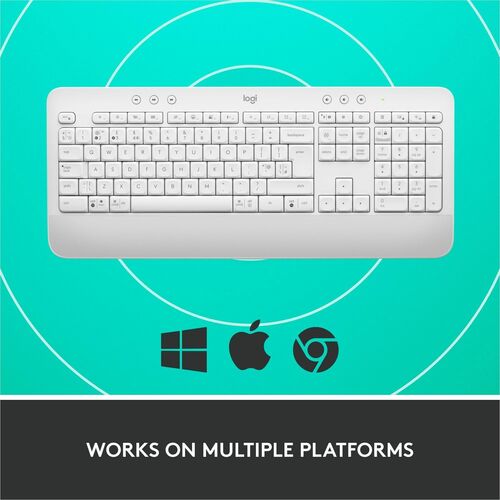 SIGNATURE K650 OFF-WHITE WIRELESS COMFORT KEYBOARD LOGI BOLT