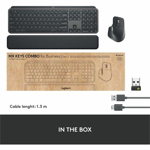 MX KEYS COMBO FOR BUS GEN 2 GRAPHITE - BROWN BOX