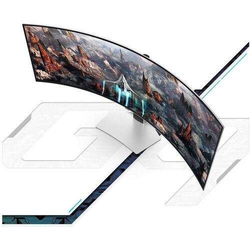 49IN CURVED 32:9 OLED FULLY ADJ STAND USB HUB SPKR FREESYNC 1YR TAA