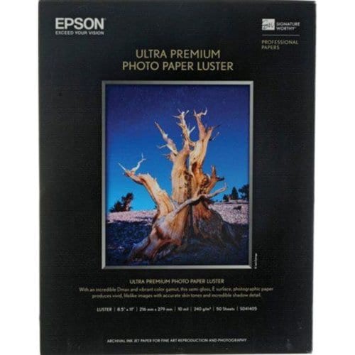 50 SHEET 8.5X11 LTR PREMIUM LUSTER PHOTO PAPER