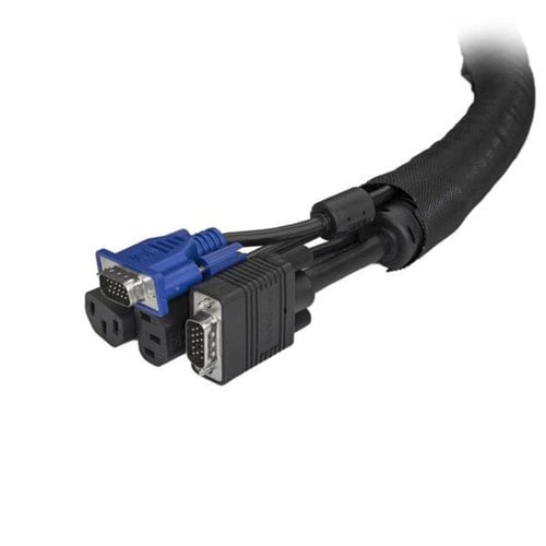 6.5FT CABLE MANAGEMENT SLEEVE TRIMMABLE CORD / WIRE ORGANIZER