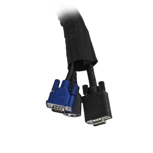 6.5FT CABLE MANAGEMENT SLEEVE TRIMMABLE CORD / WIRE ORGANIZER
