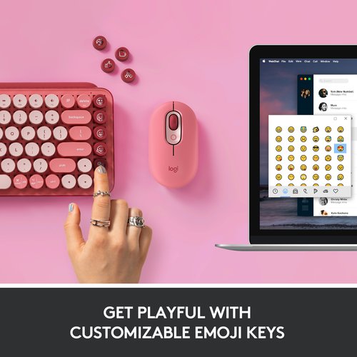 POP KEYS WL MECH KEYB HEARBREAKER ROSE WITH EMOJI KEYS