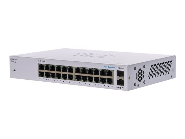 Cisco CBS110-24T-NA Business110series Unmanaged Sw 24p Ge 2x1g Sfp Shared Cbs110-24t