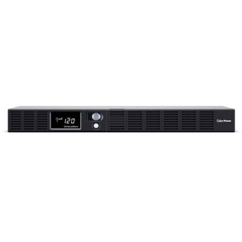 CyberPower OR700LCDRM1U Smart App LCD UPS System – 700VA/400W, 120V, Line-Interactive, 1U Rackmount, NEMA Outlets