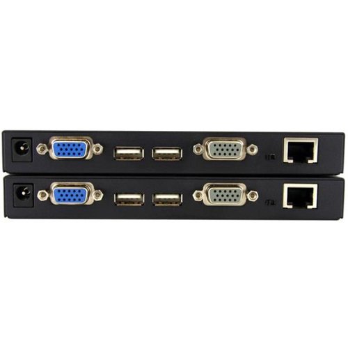 LONG RANGE USB VGA KVM CONSOLE EXTENDER CAT5 UP TO 1000FT