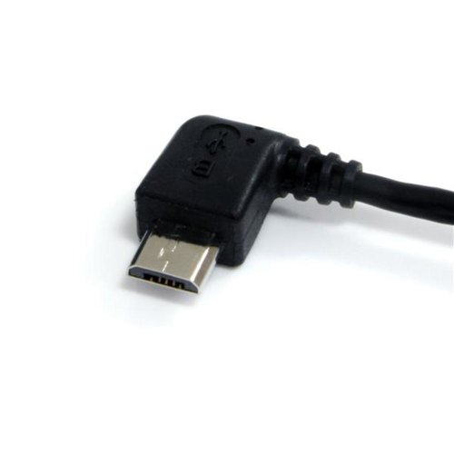LEFT ANGLE MICRO USB CABLE 6FT ANGLED MICRO USB CHARGING CABLE