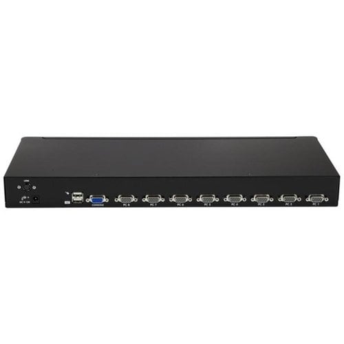 1U 8 PORT USB VGA KVM SWITCH USB VGA RACKMOUNT KVM OSD