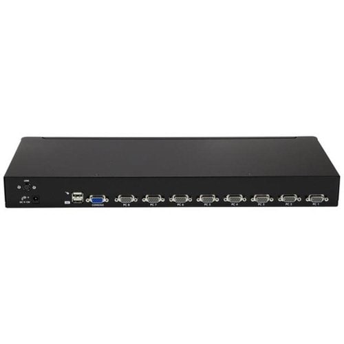 1U 8 PORT USB VGA KVM SWITCH USB VGA RACKMOUNT KVM OSD