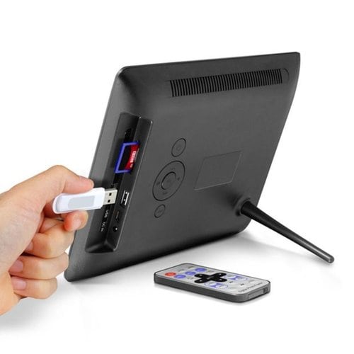 DIGITAL PHOTO FRAME 8IN 512MB 800X600 PLAYS VIDEO MUSIC