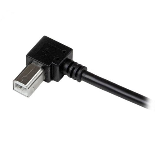 RIGHT ANGLE USB A TO B CABLE 6FT USB 2.0 PRINTER CABLE CORD