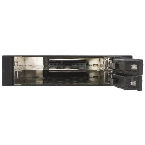 HARD DRIVE BAY MOBILE RACK DUAL 2.5IN SATA HDD SSD HOT SWAP