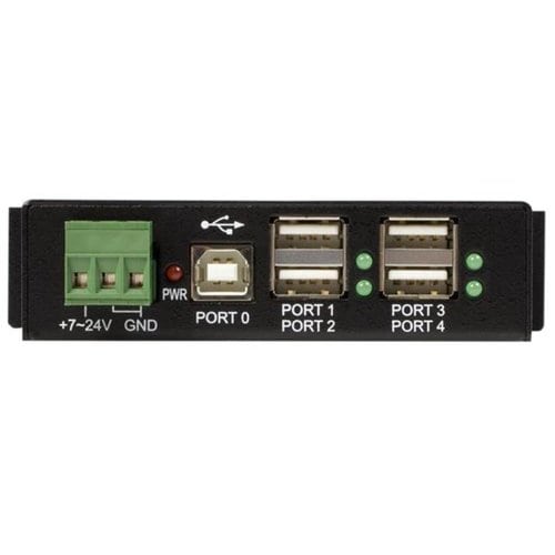 4 PORT USB 2.0 HUB METAL TAA INDUSTRIAL MOUNTABLE HEAVY DUTY