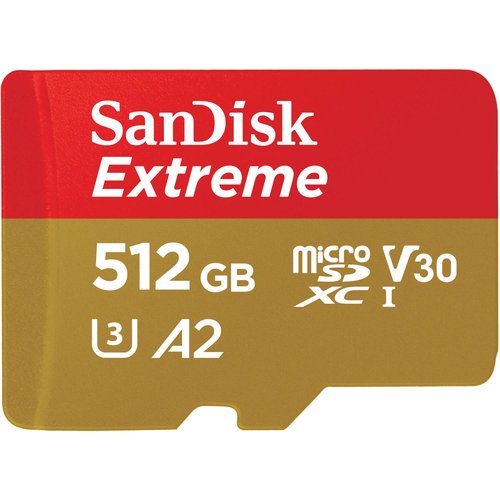 512GB EXTREME USD 190/130MB/S C10 UHS U3 V30 A2