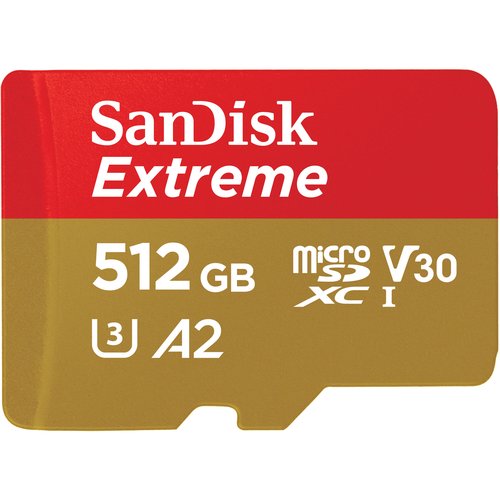 512GB EXTREME USD 190/130MB/S C10 UHS U3 V30 A2