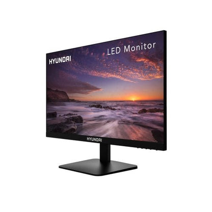 HYUNDAI 23.8IN FHD FLAT OFFICE MONITOR BLACK