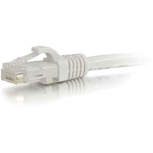 25FT CAT6 WHT SNAGLESS UTP CABLE