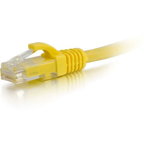 7FT CAT6 YELLOW GIGABIT PATCH CABLE MOLDED SNAGLESS
