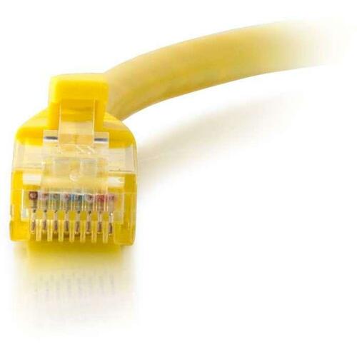 7FT CAT6 YELLOW GIGABIT PATCH CABLE MOLDED SNAGLESS
