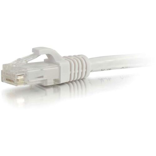 10FT CAT6 WHITE GIGABIT PATCH CABLE MOLDED SNAGLESS
