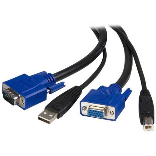6FT USB VGA KVM CABLE KVM CONSOLE USB VGA VIDEO CORD
