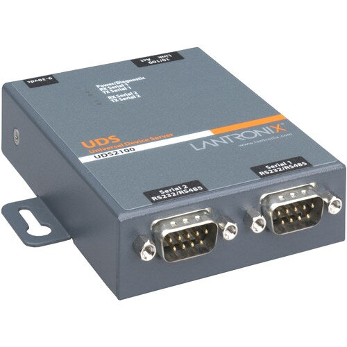 UDS2100 DEVICE SERVER 2PRT 10/100 RS232/422/485 DOM PS