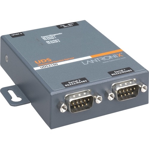 UDS2100 DEVICE SERVER 2PRT 10/100 RS232/422/485 DOM PS