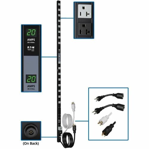 PDU METERED 3.8KW 120V 20A 0U 32 5-15/20R L5-20P/5-20P 10FT CORD
