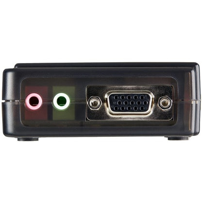 4 PORT USB VGA KVM SWITCH KVM SWITCH KIT CABLES AUDIO VIDEO