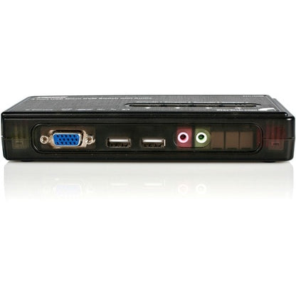 4 PORT USB VGA KVM SWITCH KVM SWITCH KIT CABLES AUDIO VIDEO