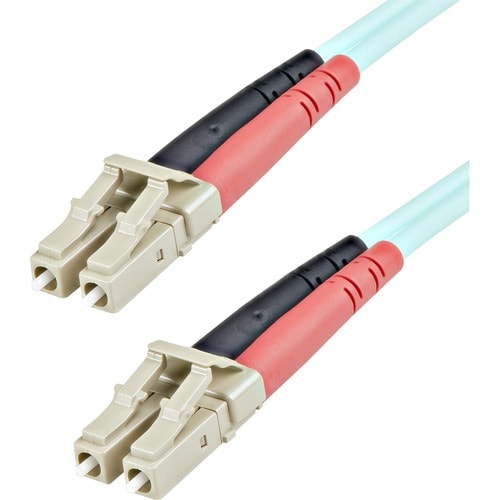 1M MULTIMODE FIBER OPTIC CABLE OM3 LC/LC 50/125 LSZH FIBER CABLE