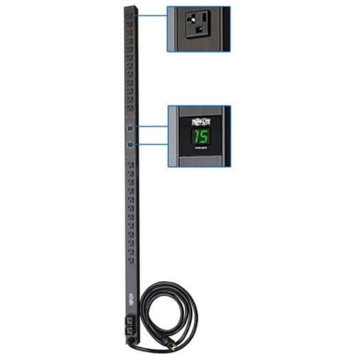 PDU METERED 2.9KW 120V 30A 0U 24 5-15/20R NEMA L5-30P 10FT CORD